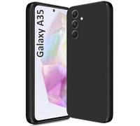 Cyber-Tech Case Compatible with Samsung Galaxy A35 5G Phone Case Soft TPU Ultra-Slim Stylish Protective Cover for Samsung Galaxy A35 5G[Drop Protection, Non-slip] - Black