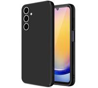 Cyber-Tech Case for Samsung Galaxy A25 5G, Thin Phone Case with Camera Protection Soft Slim Fit Flexible TPU Back Cover for Galaxy A25 5G, Black