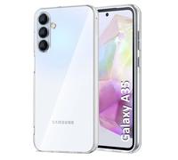 Cyber-Tech Case for Samsung Galaxy A35 5G Protective Silicone Cover Anti-scratch Anti-Drop (Clear) Case Transparent Soft Shell TPU Case Protection Thin Flexible Cover HD