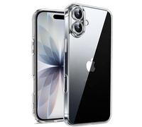 Cyber-Tech Clear Case for iPhone 17, Non-Yellowing Phone Military Grade Protection Shockproof Anti-Scratch TPU Back Slim Lightweight Transparent Protective Cover