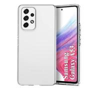 Cyber-Tech Clear Case for Samsung Galaxy A53 5G, Transparent Anti-Shock Cover with Shock-Absorption, Soft TPU Silicone Anti-Scratch Case for Samsung Galaxy A53 5G