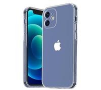 Cyber-Tech Clear for iPhone 12 Case, [Never Yellow] [Shockproof Mil-grade Protection] Protective Phone Cases, Thin Slim Fit Cover