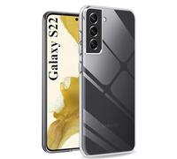 Cyber-Tech Clear for Samsung Galaxy S22 5G Case, [Never Yellow] [Shockproof Mil-grade Protection] Protective Phone Cases, Thin Slim Fit Cover