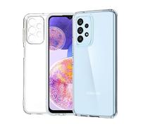 Cyber-Tech Crystal Clear Case For Galaxy A23 Silicone Case, 100% Transparent, Ultra Thin, Clear Mobile Phone Case for Samsung Galaxy A23 4G / 5G