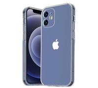 Cyber-Tech Crystal Clear Compatible With iPhone 12 Mini Case, [10X Anti-Yellowing] Thin Slim Soft TPU Silicone Shockproof Phone Cover Case for iPhone 12 Mini 5.4
