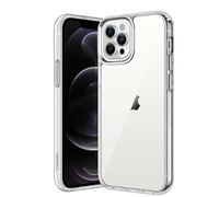 Cyber-Tech Diamond Clear iPhone 12 Pro Case [Exclusive 100% Clear & NO.1 Anti-Yellowing] iPhone 12 Pro Phone Case Protective Shockproof iPhone 12 Cover