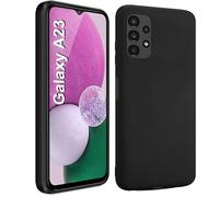 Cyber-Tech for Samsung Galaxy A23 5G Case, Thin Cover with Camera Protection Soft Interior Anti-Scratch Slim Fit Flexible Phone Case for Galaxy A23 5G / 4G (Black)