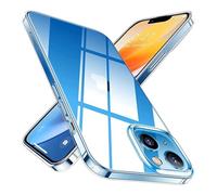 Cyber-Tech iPhone 13 (6.1-Inch) Clear Case, Durable and Shockproof Sleek Design Transparent Cover, Non-Yellowing Anti-Scratch Cover Compatible with iphone 13