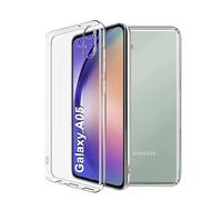 Cyber-Tech Phone Case for Samsung Galaxy A05,Clear Transparent Back Soft Slim Thin Fit Shockproof for Samsung Galaxy A05 Phone Case Cover Drop Protection Silicone Shockproof Gel