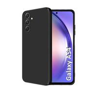 Cyber-Tech Silicone Case for Samsung Galaxy A54 5G, Soft-Touch, Shockproof, DustProof, Ultra Thin, Matte Finish Phone Cover for Samsung Galaxy A54 5G Black