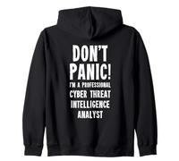 Cyber Threat Intelligence Analyst Zip Hoodie