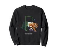Cyber Tiger - Futuristic Portal Escape Design Sweatshirt