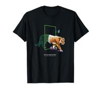 Cyber Tiger - Futuristic Portal Escape Design T-Shirt