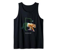 Cyber Tiger - Futuristic Portal Escape Design Tank Top