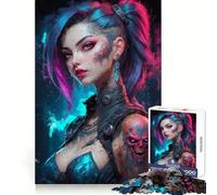 Cyber Vamp Charm Jigsaw 1000 Pieces for Teenagers Brain Exercise Clean Joint Home Activity Night Fun (38x52cm)