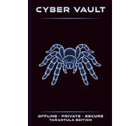 Cyber Vault Password Logbook - Tarantula Edition: Internet Address & Password Organizer | Password Keeper Book & Login Tracker | Offline Password Notebook | Animal Security Series