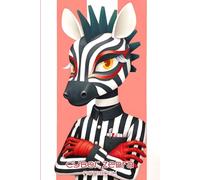 Cyber Zebra - Fragments of Space Notebook: For Writing, Drawing, and Everything Else