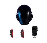 (CYBER00(Red)) Cyberpunk Mask Role Playing Cosplay Robocop of the Future Futuristic Cool