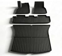 CYBERBEANS Floor Mats and Boot Mats Set of 4 for Tesla Model Y