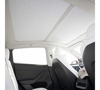 CYBERBEANS Full Coverage Sunshade for Tesla Model Y Accessories 2024 2023 2022 2021 Retractable FullShade for Model Y Glass Roof Sun Shade