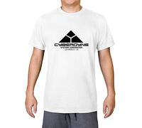 Cyberdyne Systems Corporation - Mens 100% Organic Cotton T-Shirt - White - Large