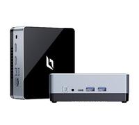 CyberGeek Nano A1 Linux Computer Desktop, Intel 12th Alder Lake N100 (up to 3.4GHz), 4GB DDR4 RAM 256GB PCIe SSD, Mini Computer Support 4K Dual Display/USB3.0/WiFi 6/BT5.2/RJ45/VESA Mini Office PC
