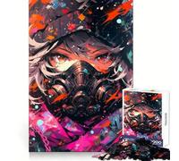 Cybergirl 1000 Pieces Jigsaw Puzzles for Adults Focus Train Fade Resist Home Enjoyable Santa Present (50x75cm)