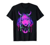 Cybergoth Cybercore Grunge Punk Goth Girl Alt Anime Manga T-Shirt