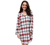 Cyberjammies Blaze Brushed Check Nightshirt - Red Mix - 5XL - 24