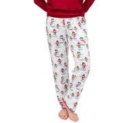 Cyberjammies Blaze Snowman Printed Jersey Pyjama Bottoms - Red Mix - 2XL - 18