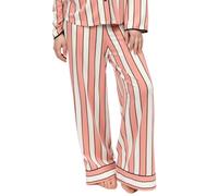 Cyberjammies Bonnie Printed Stripe Jersey Wide Leg Pyjama Bottoms - Pink Mix - 2XL - 18