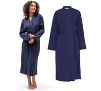 Cyberjammies Celestial Nights Women's Ribbed Jersey Long Dressing Gown | Soft Cotton Modal Robe, Breathable Ladies Dressing Gown