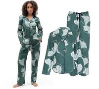 Cyberjammies Grace Women's Floral Print Pyjama Set | Soft Cotton Modal Ladies Pyjamas, Breathable Womens Nightwear & PJs for Women Set