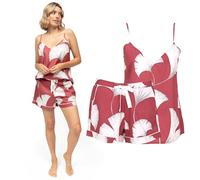 Cyberjammies Josie Womens Leaf Print Cami and Shorts Set | Soft Cotton Modal Ladies Pyjamas | Lightweight PJs for Women | Stylish Lounge Wear Set
