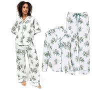 Cyberjammies Kallie Womens Koala Print Wide Leg Pyjama Set | Soft Cotton Modal Ladies Pyjamas | Comfortable PJs | Stylish Lounge Wear Sets | Size 12