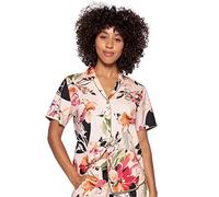 Cyberjammies Natalie 4794 Women's Peach Mix Floral Cotton Pyjama Top 16