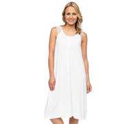Cyberjammies Nora Rose Christina Jersey Short Nightdress - White - S - 10