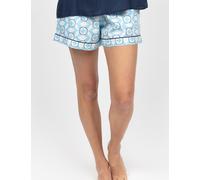 Cyberjammies Women's Cotton Modal Geo Print Pyjama Shorts - 12 - Light Blue Mix, Light Blue Mix