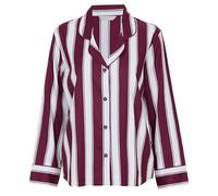 Cyberjammies Yasmin Women’s Printed Stripe Long-Sleeve Pyjama Top | Soft Cotton Ladies Pyjamas | Elegant Striped Pyjama top for Women | Stylish and Comfortable Nightwear | Size 10