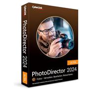 CyberLink PhotoDirector 2024 Ultra | Leistungsstarkes Bildbearbeitungsprogramm | Komplettes Fotostudio | Erstellt perpekte Fotocollage / Fotoshow / Panorama | Lichteffekte | GIF | Windows 10/11 [Box]