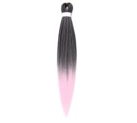 CyberloxShop Voodoo Pre-Stretched Braiding Hair 26” - Lightweight Yaki Texture Synthetic Hair Extensions for Box Braids, Knotless, Feed-In & Protective Styles - 56 Colours (Candy Twilight)