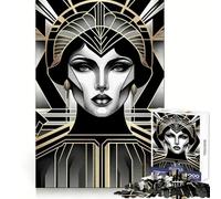 Cybernetic Grace Portrait 1000 Pieces Jigsaws Adults Puzzles Gifts Anxiety Relief Snug Connection Fun Hobby Wall Display (38x52cm)