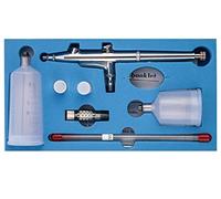 CYBERNOVA Double-Action Trigger Air-Paint Control Large Capacity Cup Airbrush