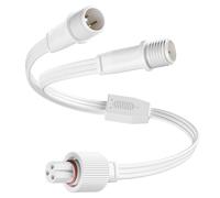 CybeRoad Y-Connector Splitter for Govee Permanent Outdoor Lights Series, Extension Cable for H705A H705B H705C, H705D H705E H705F, H706A H706B H706C, H805A H805B H805C, 1 Female to 2 Male