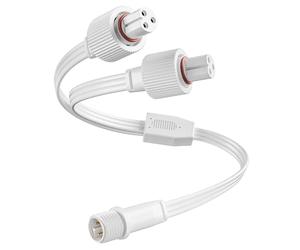 Cyberoad Y-Splitter Connector for Govee Permanent Outdoor Lights 2 and Elite, Extension Cable for H705D H705E H705F, H805A H805B H805C, H703A, H703B, 1 Male to 2 Female