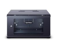 CyberPower Carbon CR6U61003 6U Wall Mount Enclosure, Black