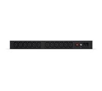 CyberPower PDU20BHVIEC12R Basic Power Distribution Unit 1U Vertical/Horizontal Rackmount 1x IEC C20 Input 12 Outlets Overload Protection