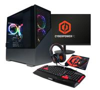 CyberPowerPC Amethyst AMD Ryzen 5 5500 RTX 4060 16GB RAM 1TB SSD + 23.8 FHD Gaming Monitor