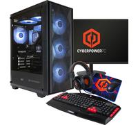 CyberPowerPC AO22232 Gaming PC - NVIDIA® GeForce RTX™ 5050, AMD Ryzen™ 5, 1TB SSD, 16 GB RAM - Black, Black