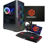 CyberPowerPC AO22232 Gaming PC - NVIDIA® GeForce RTX™ 5050, AMD Ryzen™ 5, 1TB SSD - Black, Black